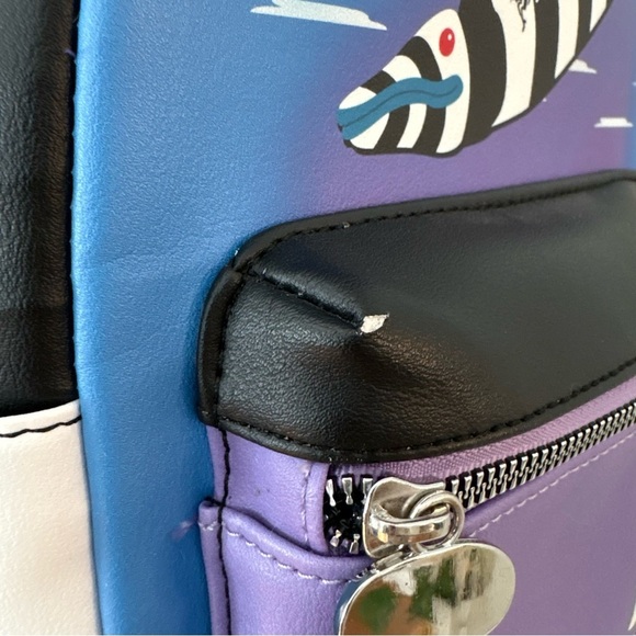 Her Universe Beetlejuice Sandworm Mini Backpack Animated Faux Leather main image 10